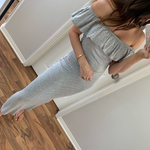 mrsalliexo Dresses & Skirts - SOLD • Happy Heather Grey OTS Maxi